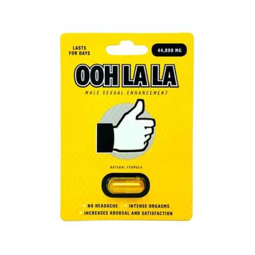 OOH LALA 44000mg Male Sexual Enhancement Gold Capsule Front