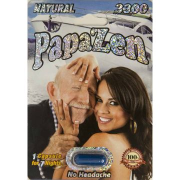 Papa Zen 3000 Natural 1 Capsule 7 Nights Male Enhancement