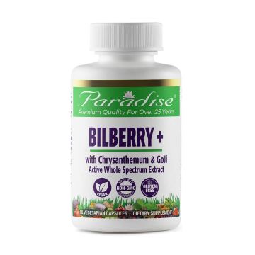 Paradise Herbs Bilberry Goji Chrysanthemum Supplements