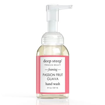 Passion Fruit Guava Foaming Hand Wash 8 Oz Deep Steep Premium Beauty