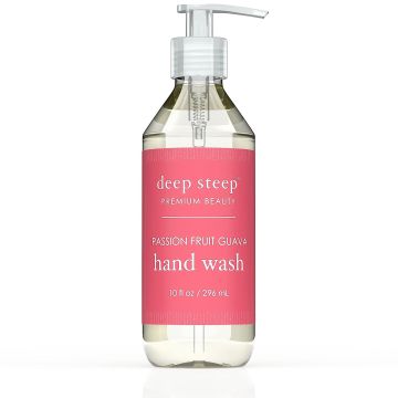 Passion Fruit Guava Hand Wash 10 Oz Deep Steep Premium Beauty