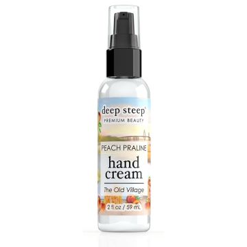 Peach Praline Hand Cream 2 Oz Vegan Deep Steep Premium Beauty