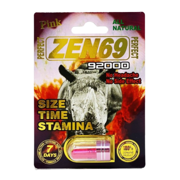 Perfect Zen69 Pink 92000 male enhancement Pink capsule product image 