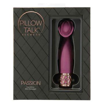 Pillow Talk Secrets Passion Luxurious Mini Vibrator Bristle Head