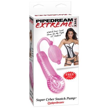 Watch your penis swell with power with each squeeze of the medical-style pump ball. The super-soft cyber-snatch clings to your pleasure rod like a real lover would - warm, tight and full of passion.