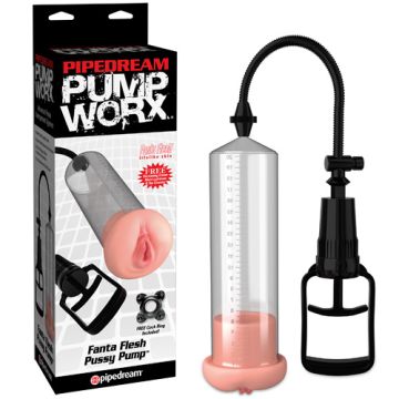 Pipedream Pump Worx Fanta Flesh Pussy Pump  Penis Enlargement