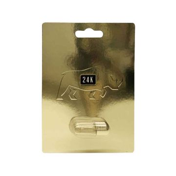 Platinum 10K Rhino Male Enhancement Silver Pill Front