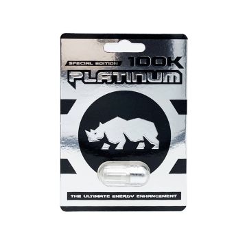 Platinum Rhino 100K special edition male enhancement capsule