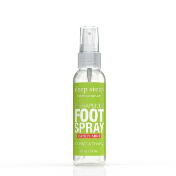 Premium Beauty Candy Mint Therapeutic Foot Spray 2 Oz Deep Steep