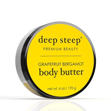 Premium Beauty Grapefruit Bergamot Body Butter 6 Oz Vegan Deep Steep