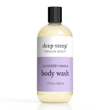 Premium Beauty Lavender Vanilla Vegan Body Wash 17 Oz Deep Steep