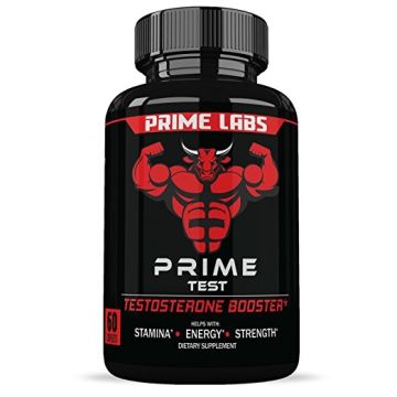 Prime Labs Men's Testosterone Booster – 60 Caplets Natural Stamina & Endurance Supplement