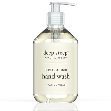 Pure Coconut Hand Wash 17.6 Oz Vegan Deep Steep Premium Beauty