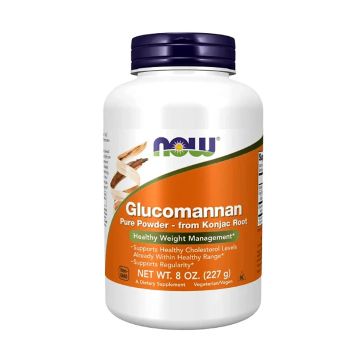 NOW Glucomannan Pure Powder front view