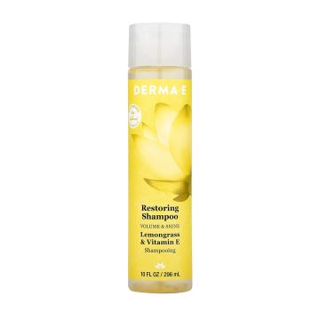 Restoring Shampoo Volume Shine 10 Oz Lemongrass Vegan Derma E