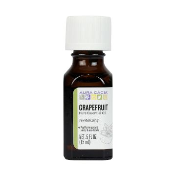 Aura Cacia Revitalizing Grapefruit Essential Oil Bottle