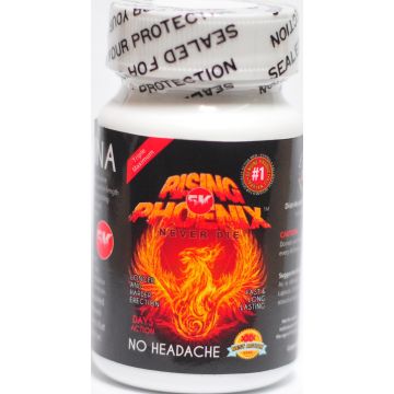 Rising Phoenix 5K male enhancement capsule bottle