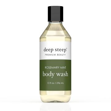 Rosemary Mint Vegan Body Wash 10 Oz Deep Steep Premium Beauty