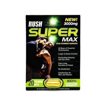 Rush Super Max 3000mg Male Sexual Enhancement Capsule