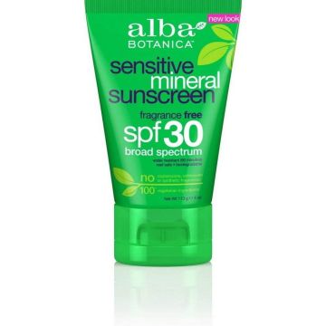 Sensitive Mineral Sunscreen SPF 30 4 Oz Fragrance Free