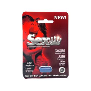 Sex King Male Performance Enhancement Blue Capsules