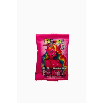 Sex9ine Pink Monster 1 Pleasure Chew For Her Pink Lemonade – 20 Pack