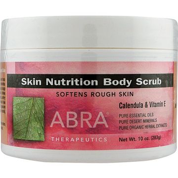 Skin Nutrition Body Scrub 10 Oz Calendula Vitamin E Abra Therapeutics