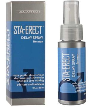 Sta-Erect Delay Spray for Men by Doc Johnson – Lidocaine 7.5% Bottle