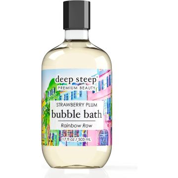 Strawberry Plum Bubble Bath 17Oz Rainbow Row Deep Steep