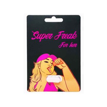 Super Freak 3000mg female libido capsule  front label
