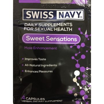 Sweet Sensations Male Enhancement 4 Tablets Swiss Navy