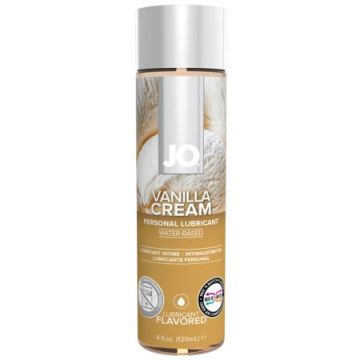 System JO Flavored Water Based Personal Lubricant 4 Oz  Vanilla Cream