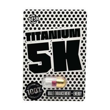 Titanium 5K male enhancement capsules front label