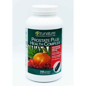 Trunature Prostate Plus Support softgels bottle front label