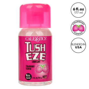 Tush Eze strawberry scented water based personal lubricant bottle