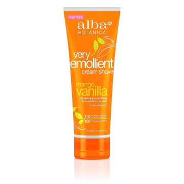 Very Emollient Mango Vanilla Soothing Cream Shave 8 Oz 