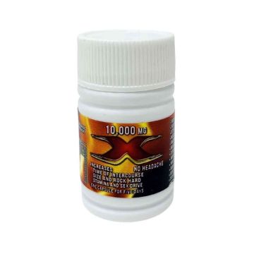 X 10000 Red 6 Count Bottle Male Sexual Performance Enhancement Pill