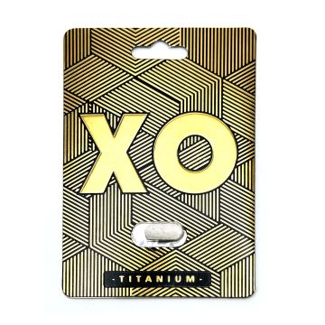 XO Titanium 30000 male enhancement tablet front label