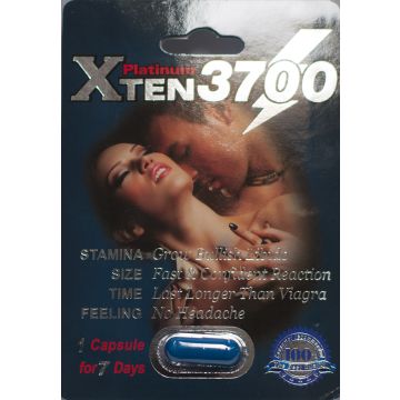 XTEN 3700 Platinum Male Enhancement Capsule Sexual Stimulant 1 Capsule