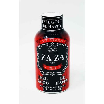 ZAZA Red Feel Good Be Happy Dietary Supplement 2 Oz Shot