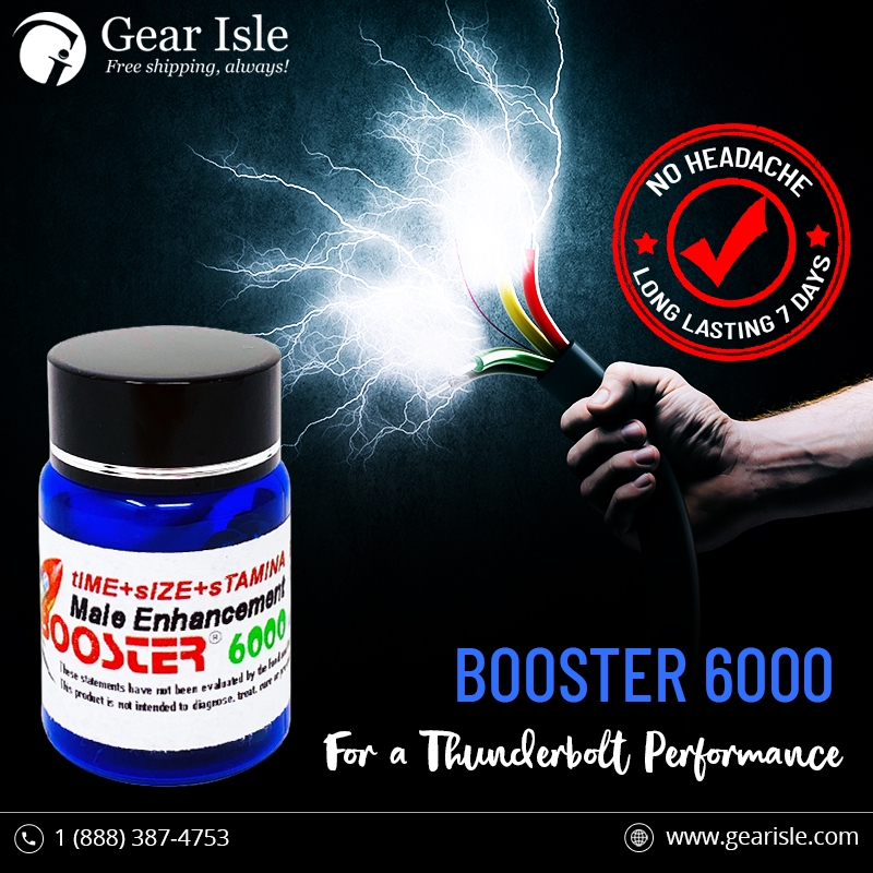 Booster 6 Count Bottle Booster Male Enhancement Pill